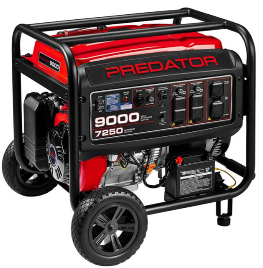 PREDATOR 9000 WATT GAS-POWERED PORTABLE GENERATOR WITH CO SECURE TECHNOLOGY, EPA